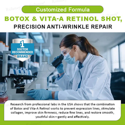 👨🏻‍⚕️ Made and shipped from the USA Rolimey® Botox & Vita-A Retinol Shot Wrinkle-Lift Tightening cream - Last Day Promotion 70% OFF